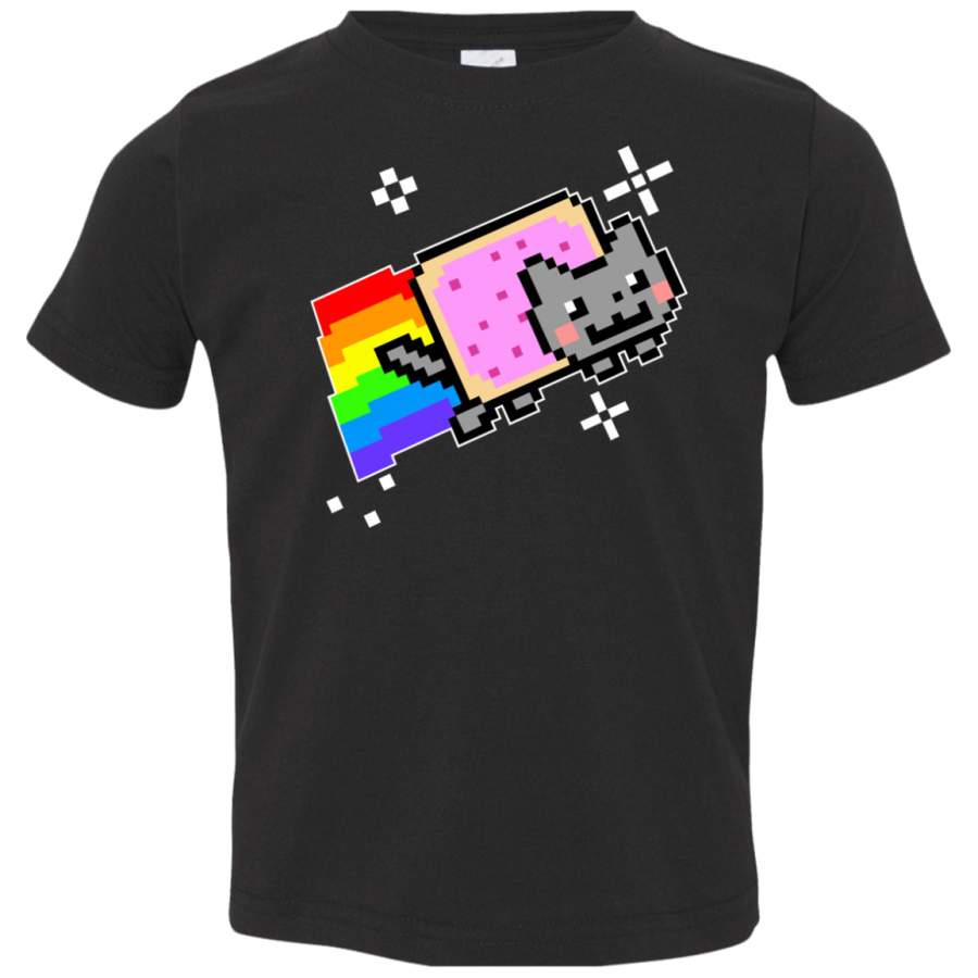 AGR Nyan Cat Rainbow Toddler Jersey T-Shirt