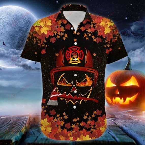 Firefighters Halloween Short Sleeve …