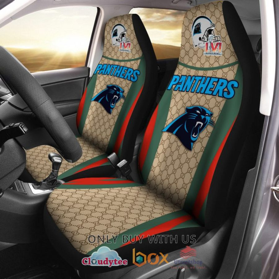 Carolina Panthers Car Seat Cover Set CSC8676