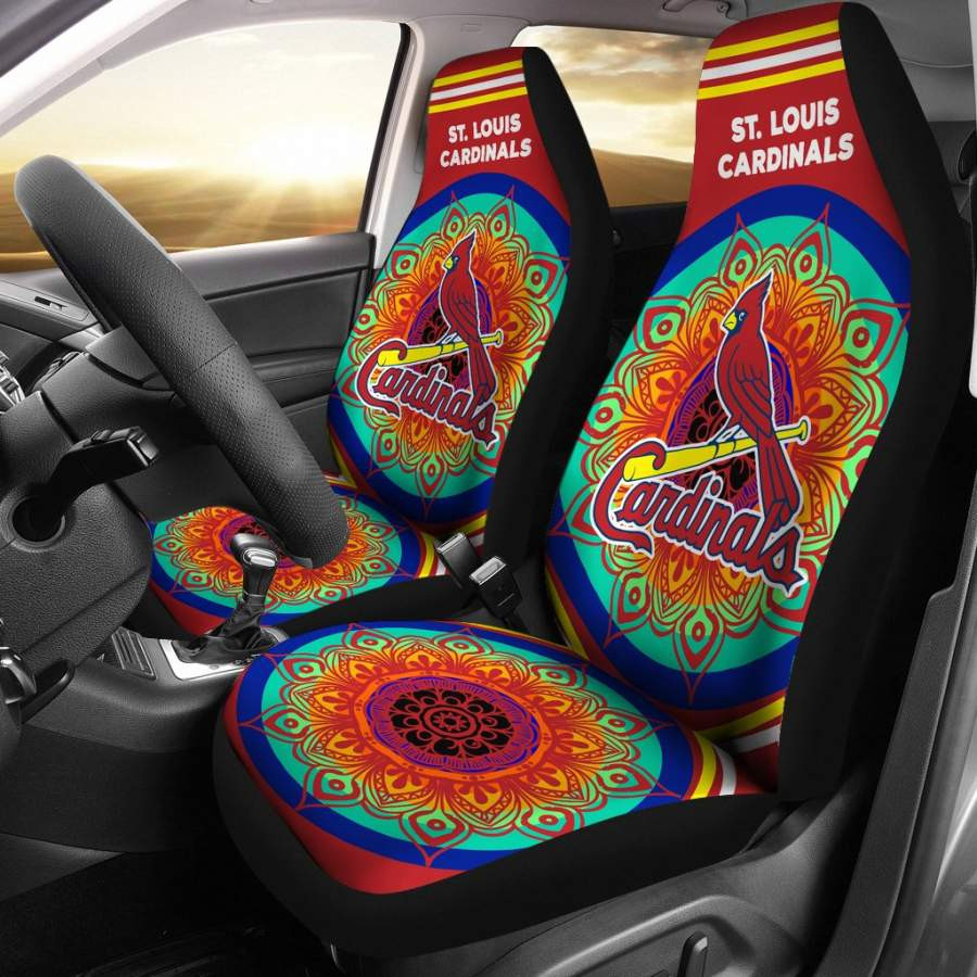 Unique Magical And Vibrant St. Louis Cardinals Car Seat Covers CSC8616