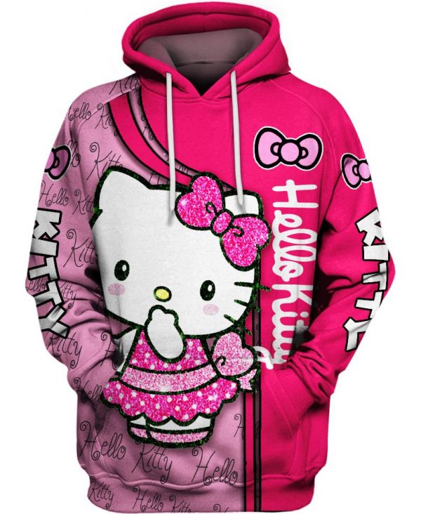 Hello Kitty Unisex 3D Printed Hoodie For Men Women Clothing Clothes Outfit Nd