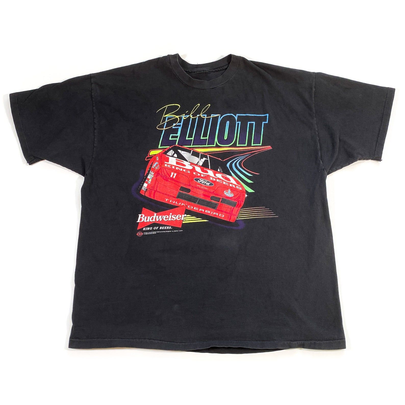 Vintage Bill Elliott Shirt 90S Bill Elliott Tshirt Bill Elliott Nascar Shirt Vintage Bud Nascar Shirt Bud Beer Shirt Vintage Beer Tshirt