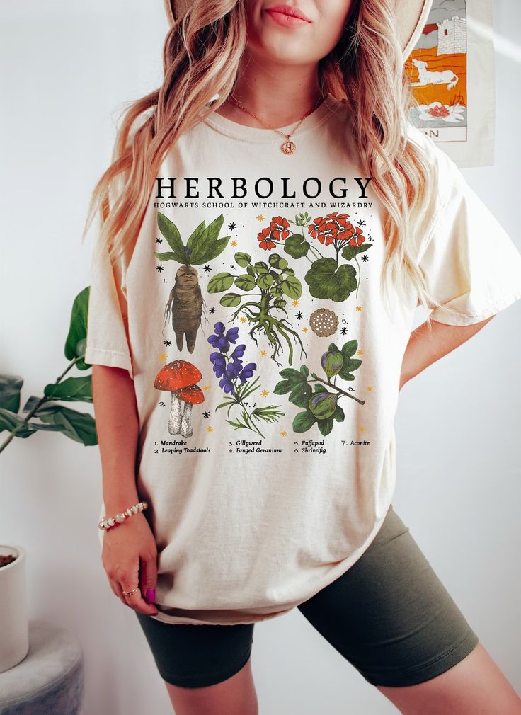 Herbology Plants Shirt,gardening Shi …