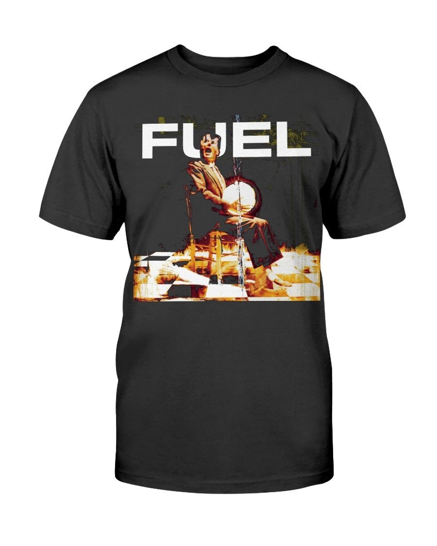 Vintage American Rock Band Fuel Sunburn Tour 90S T Shirt 081621