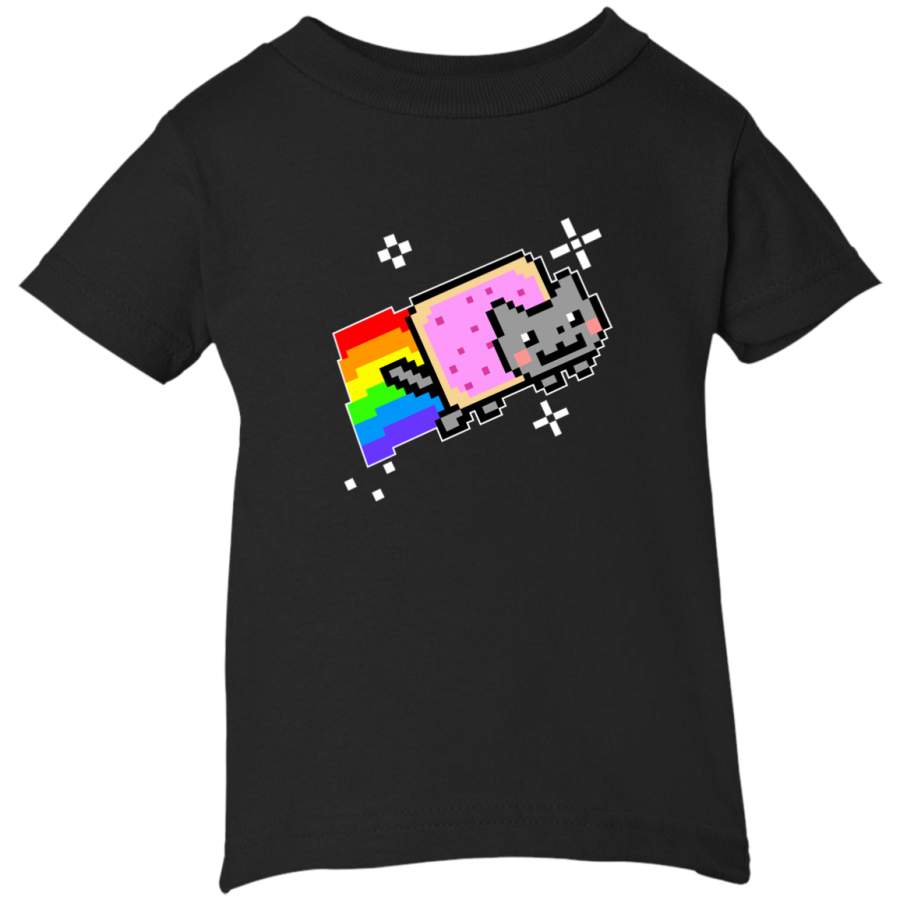 AGR Nyan Cat Rainbow Infant Short Sleeve T-Shirt