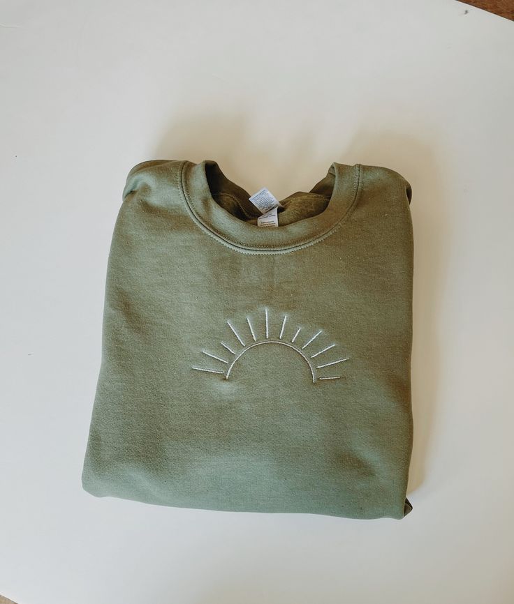 Embroidered Sun Sweatshirt