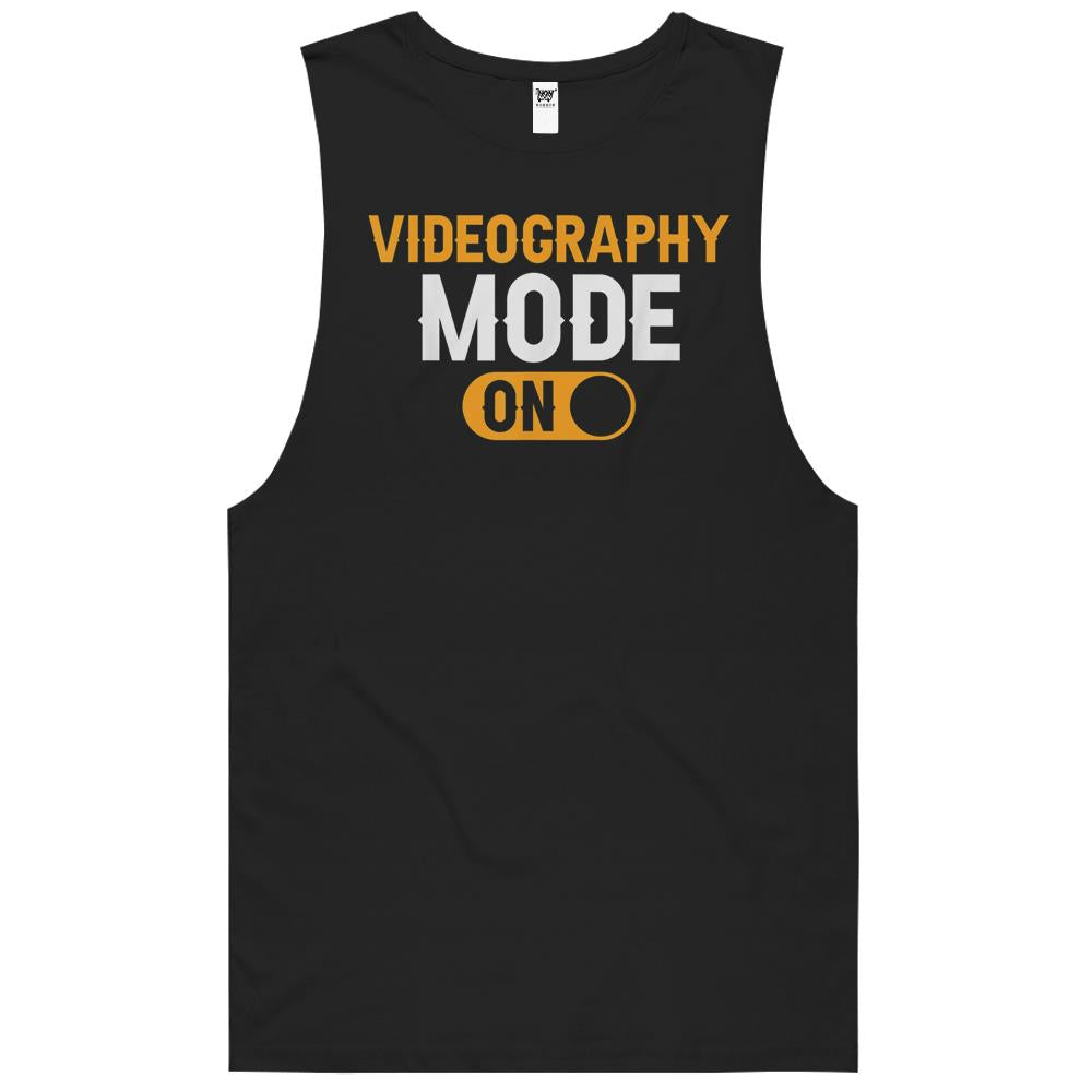 Videography Mode On - Funny Videographer Quotes Videoeditor T-Shirt Tank Top