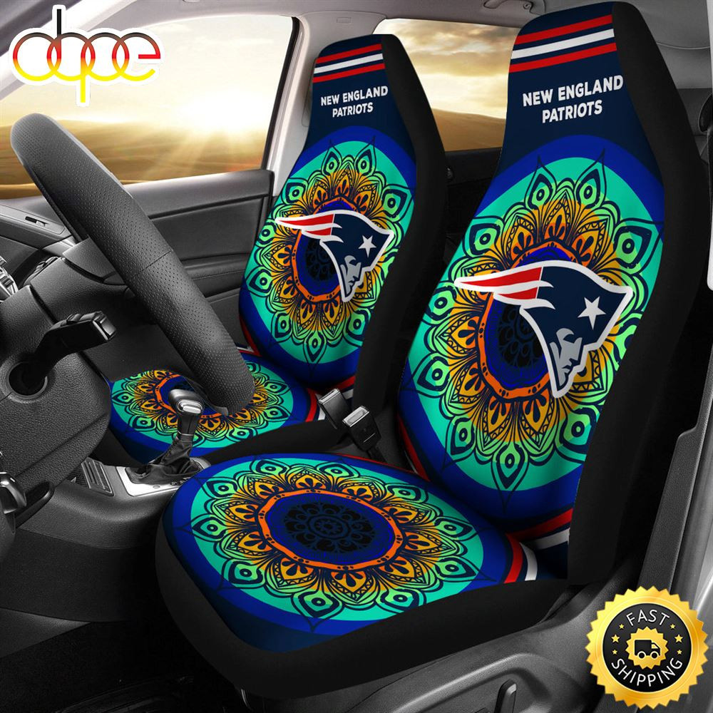 Unique Magical And Vibrant New England Patriots Car Seat Cover Set CSC735