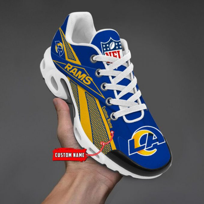 Los Angeles Rams Team Custom Name Air Max Shoes Air Cushion Sneakers