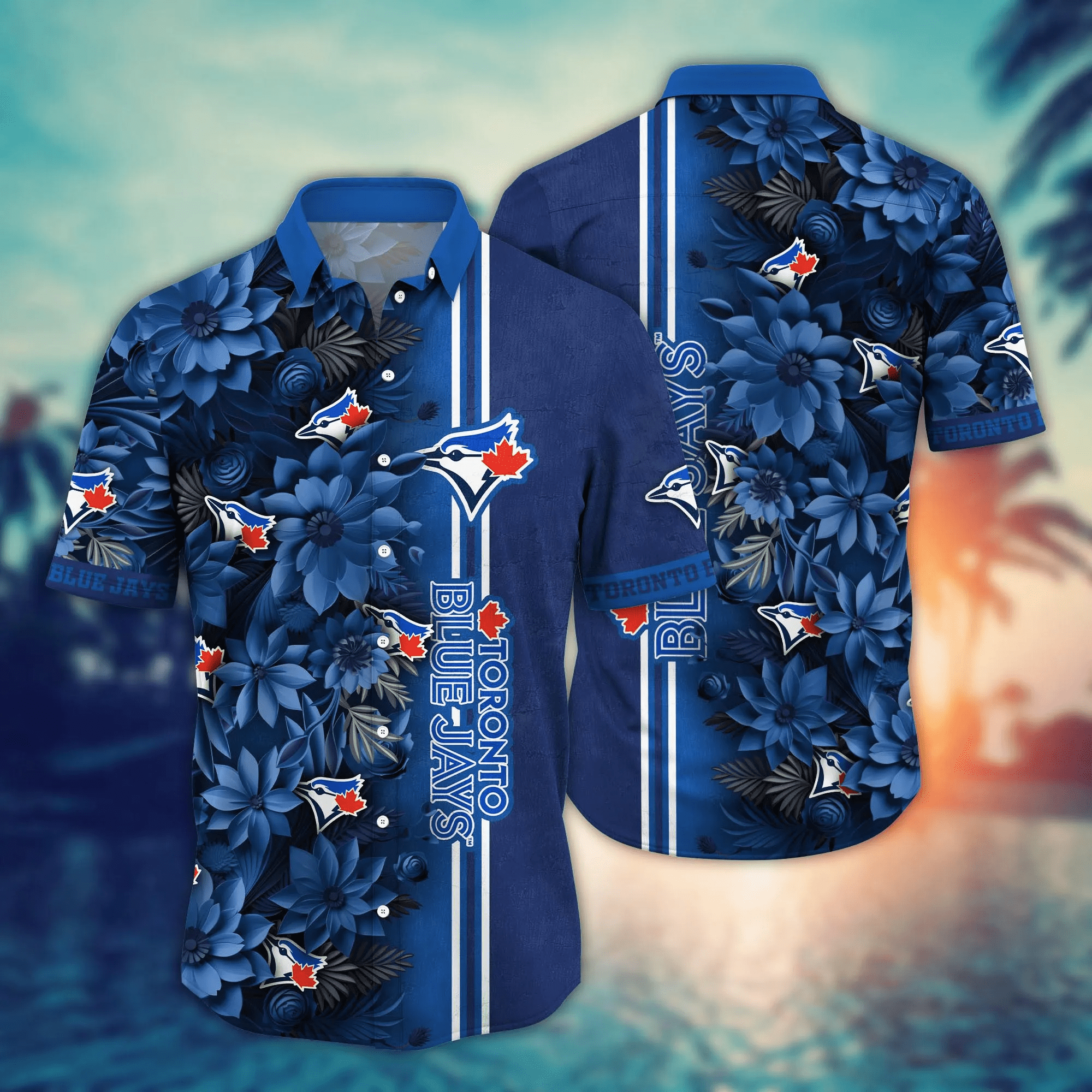 Toronto Blue Jays Mlb Hawaiian Shirt Custom Heatwave Aloha Shirt