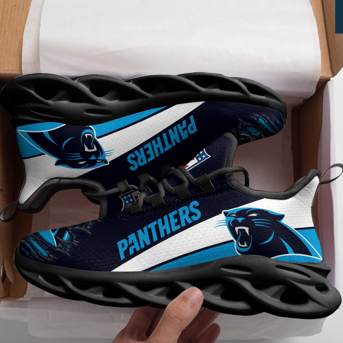 Carolina Panthers Clunky Sneaker Max Soul Shoes MS5649