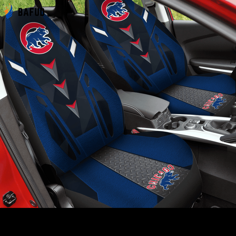 Chicago Cubs Car Seat Cover Set For Fan Gifts For Fan Gifts for Fan Gifts CSC4230