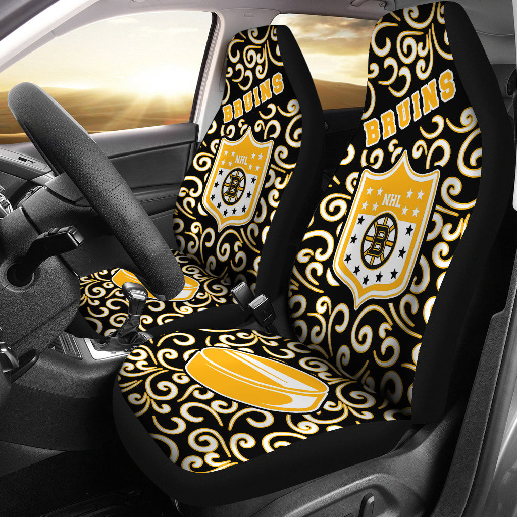 NHL Boston Bruins Car Seat Cover Set CSC1582