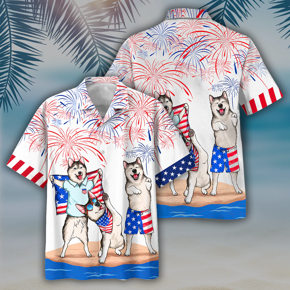 Alaska Hawaiian Shirt – Independence Is Coming, Men’S Usa Patriotic Hawaiian Shirt