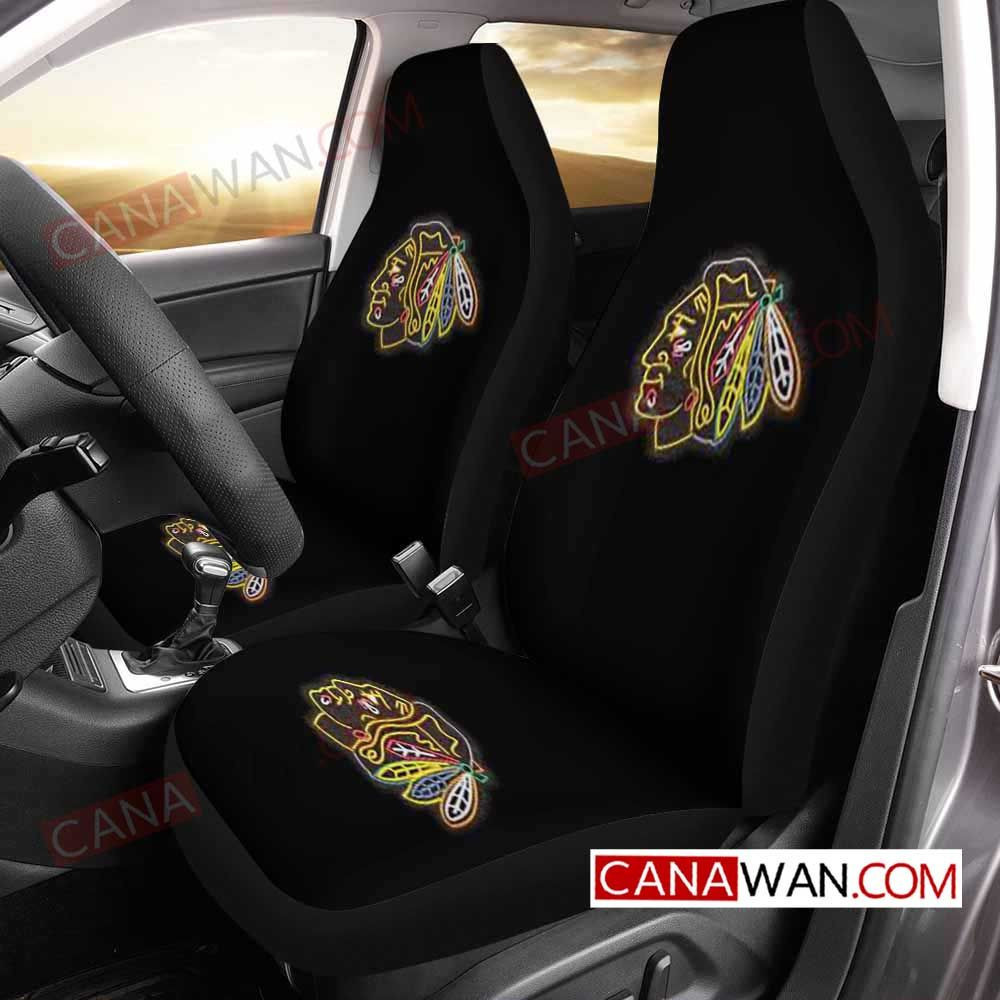 Chicago Blackhawks Car Seat Cover Set CSC1807