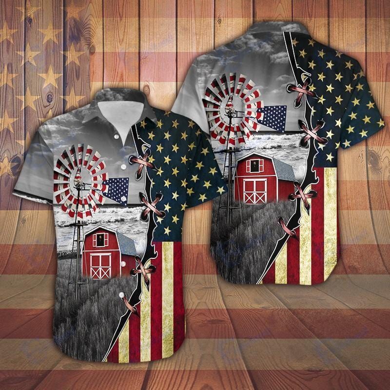 Hawaiian Aloha Shirts Farming Patrio &hellip;