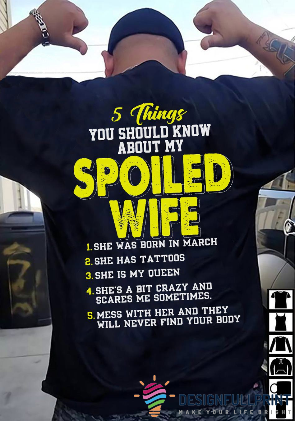 Spoiled Wife Shirt Gift Ideas For Wi …