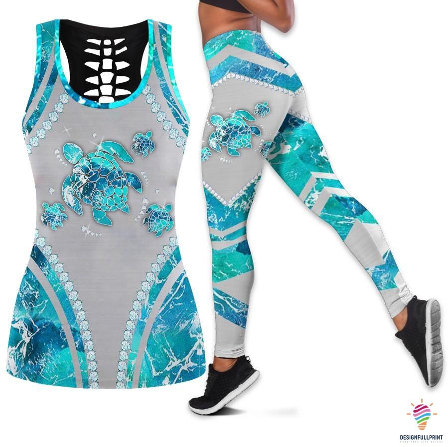 Sea Turtle Gift Blue Ocean Diamond T …