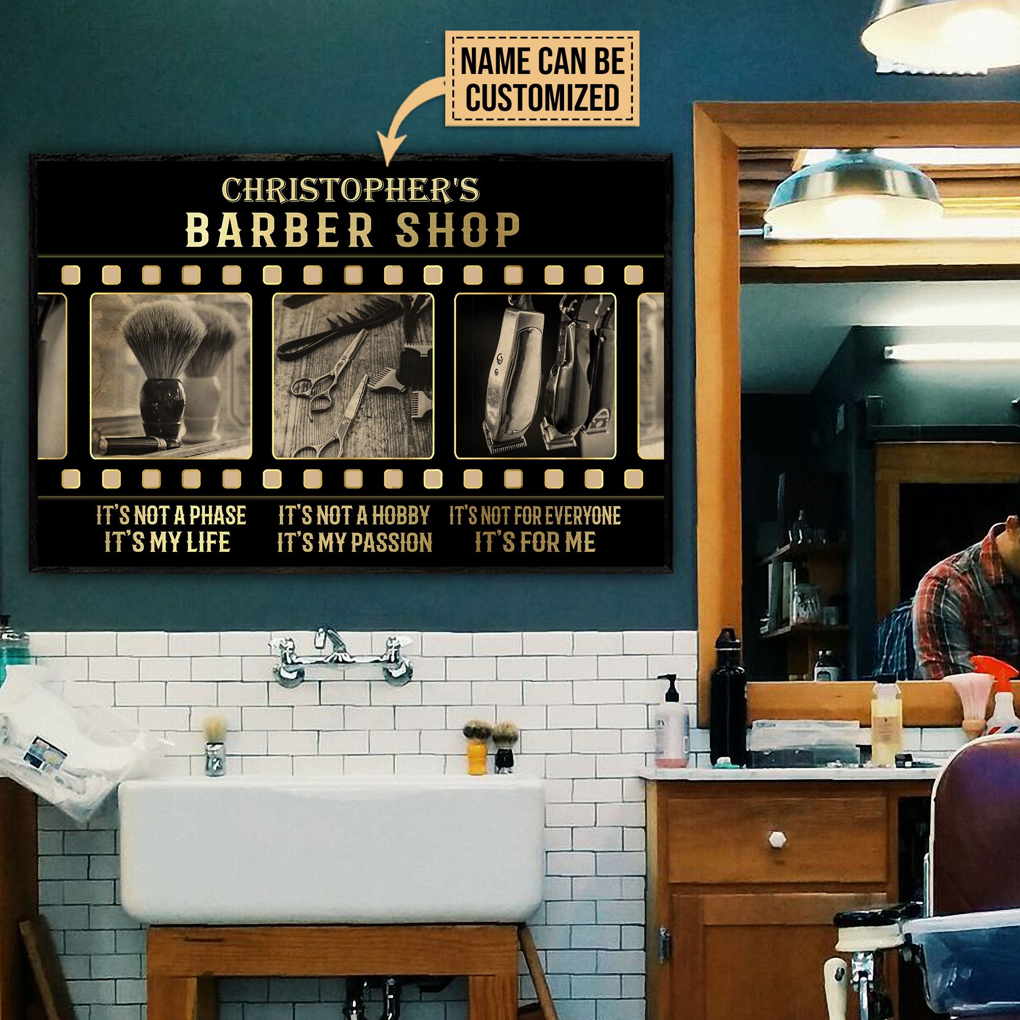 Personalized Barber Shop Film Roll C &hellip;