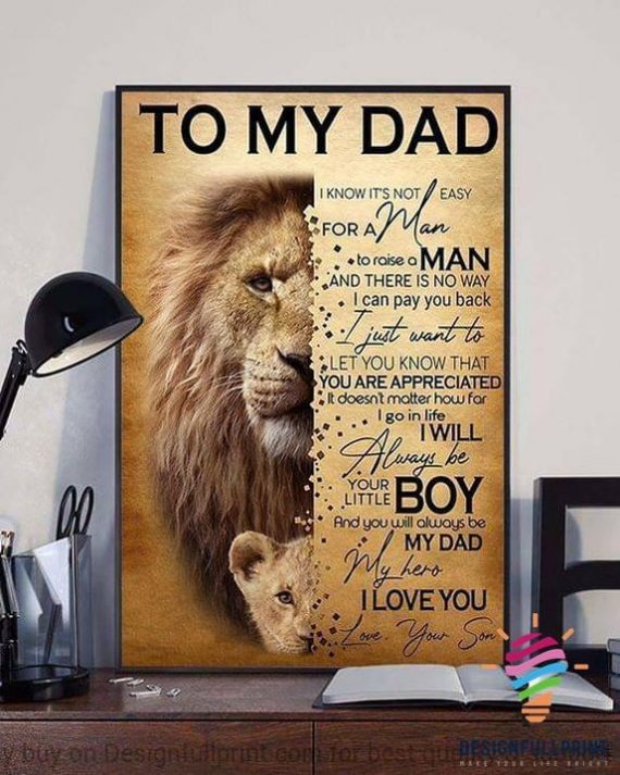 Father Day Gift  To My Dad Lion Gift &hellip;