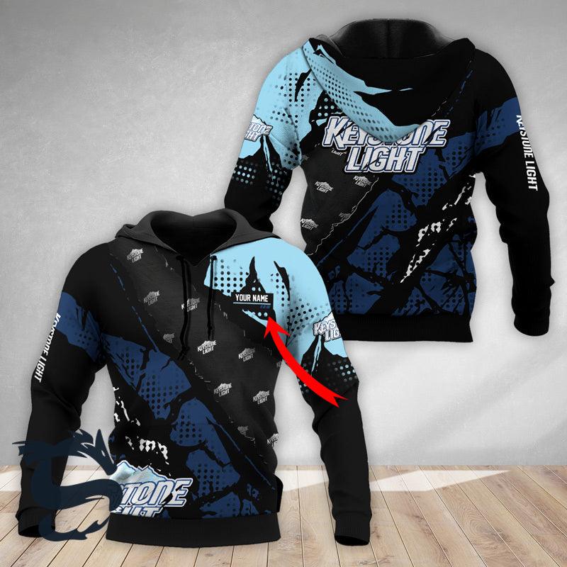 Personalized Halftone Keystone Light Hoodie & Zip Hoodie