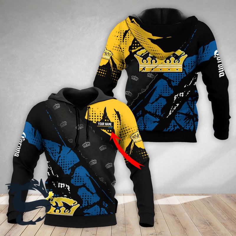 Personalized Halftone Corona Extra Hoodie & Zip Hoodie