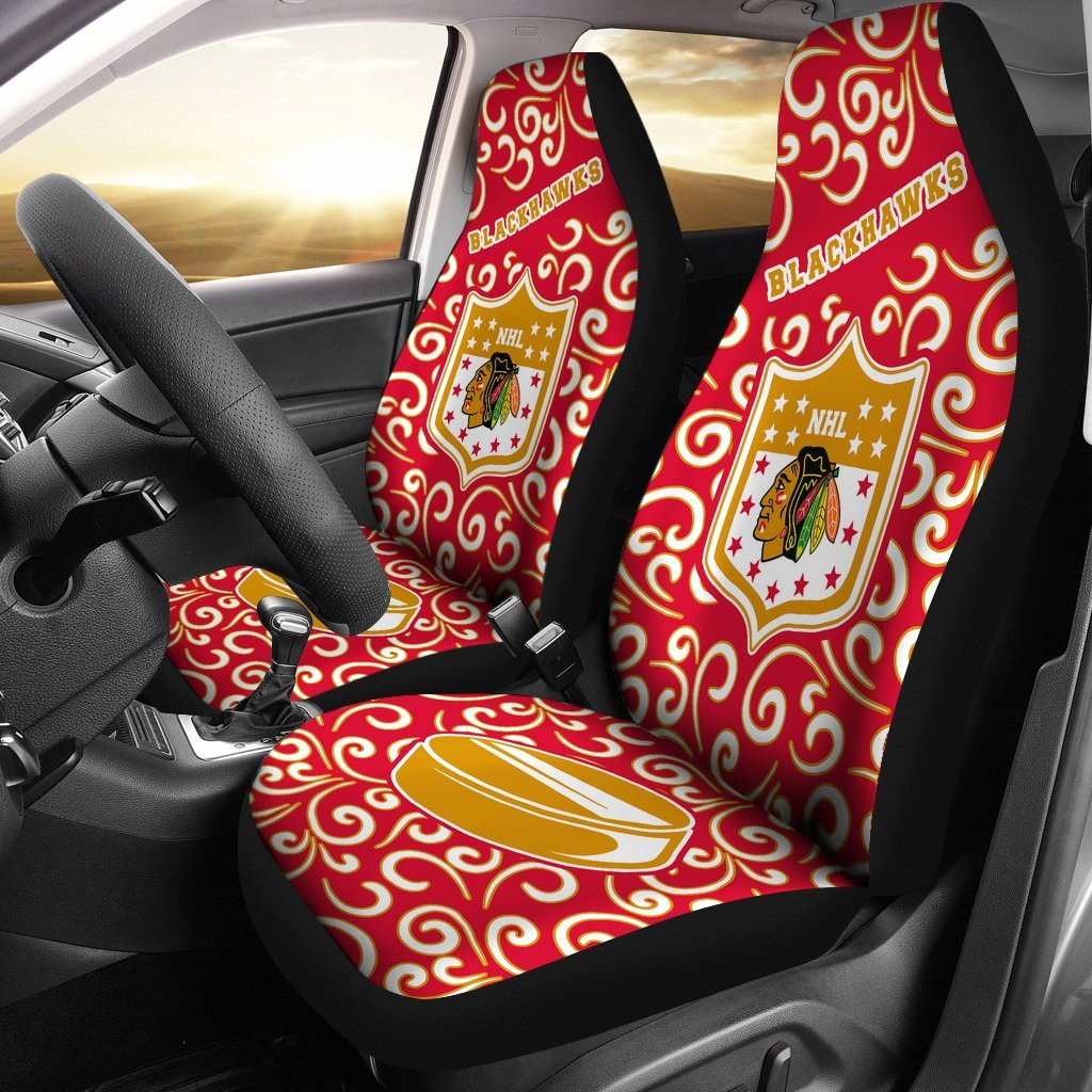 Chicago Blackhawks Car Seat Covers Sets For Car CSC4750