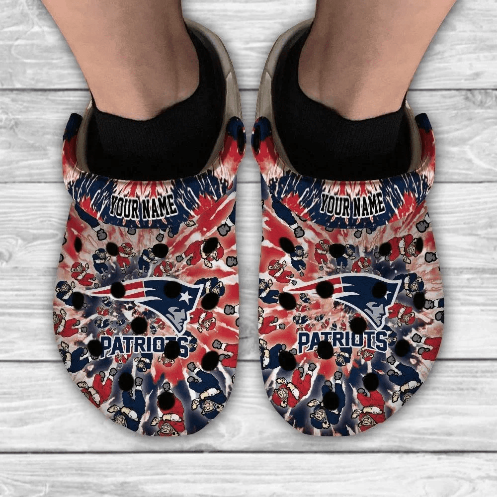 New England Patriots Grateful Dead Custom Personalized Crocss Classic Clogs Shoes Ver825