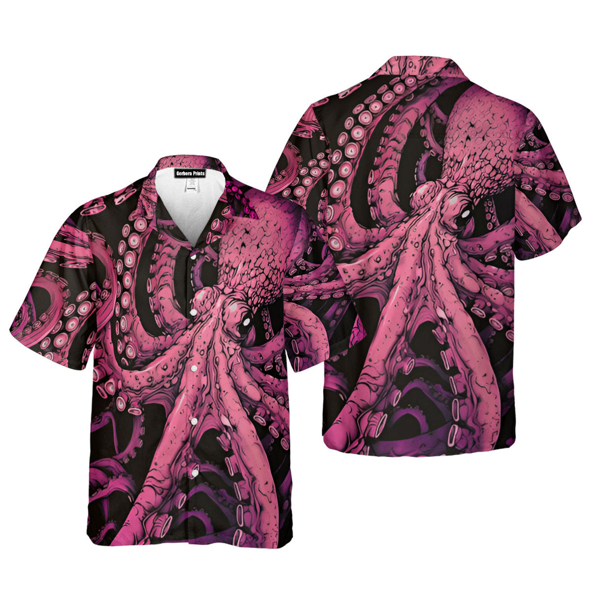 Pinky Octopus Hawaiian Shirt Trendy Fashion