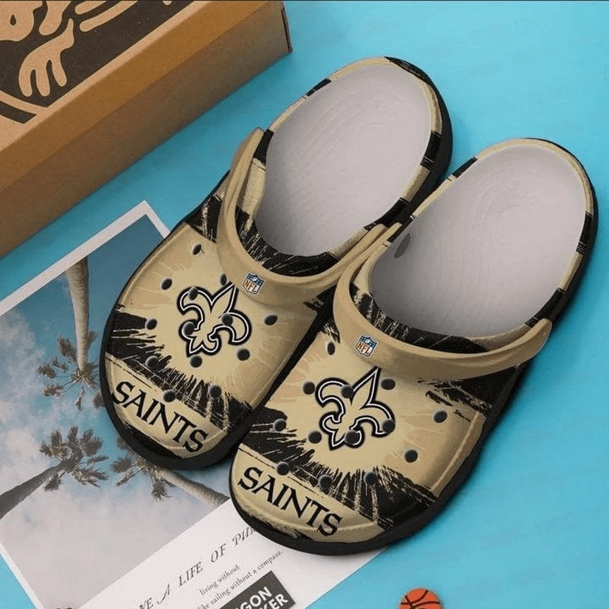 New Orleans Saints Crocss Clog Comfortable Water Shoes Ver519