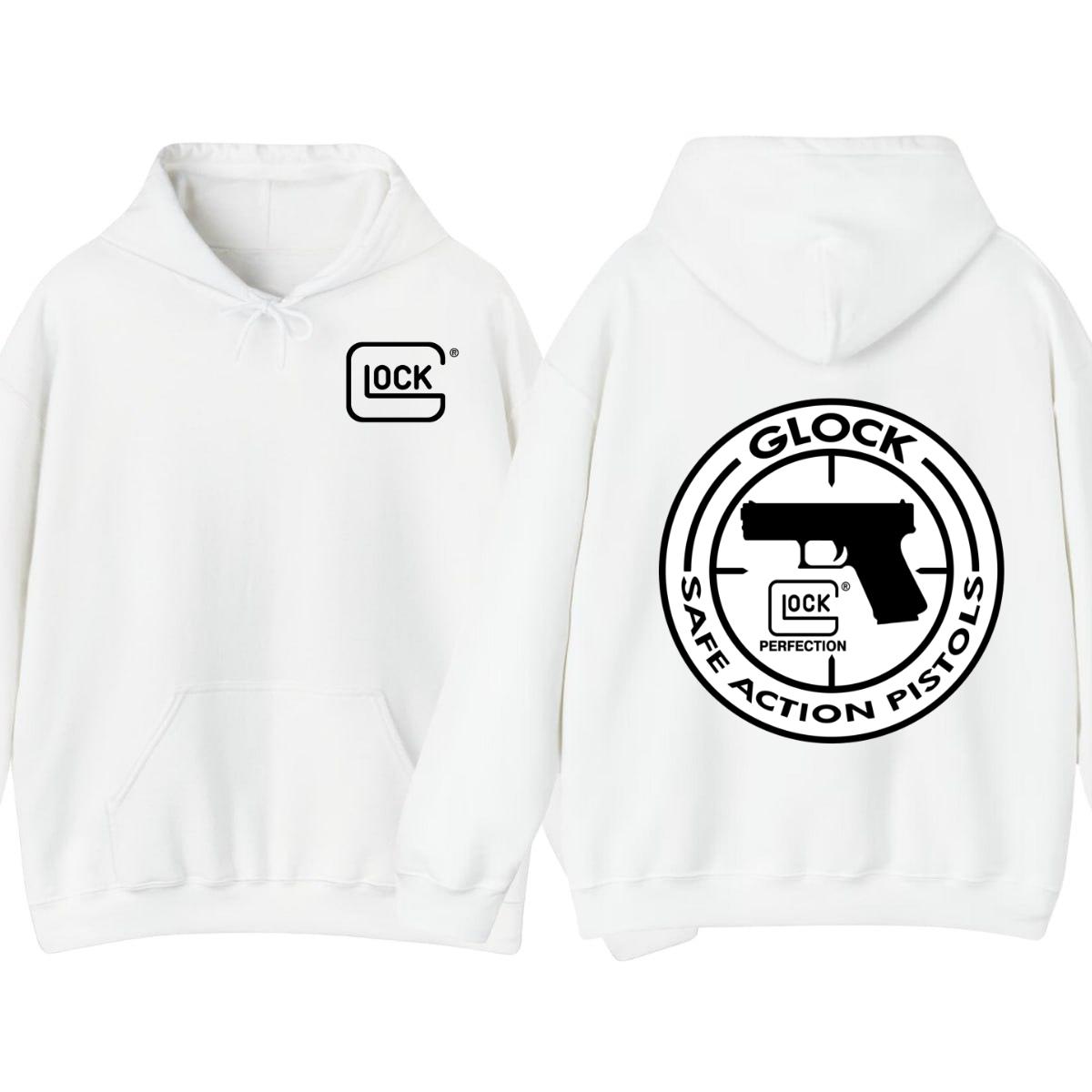 GLOCK Hoodie – Glock safe action… Unisex Mens Womens