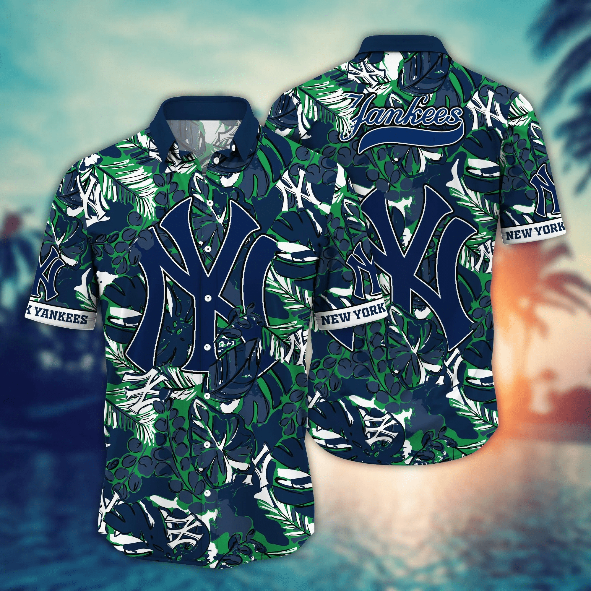 New York Yankees Mlb Hawaiian Shirt Mid-Year Aloha Shirt