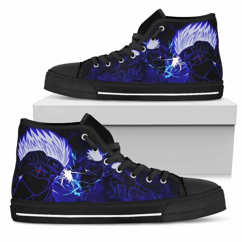 Kakashi Sneakers Naruto Anime High Top Shoes Fan High Top Shoes Onlytee