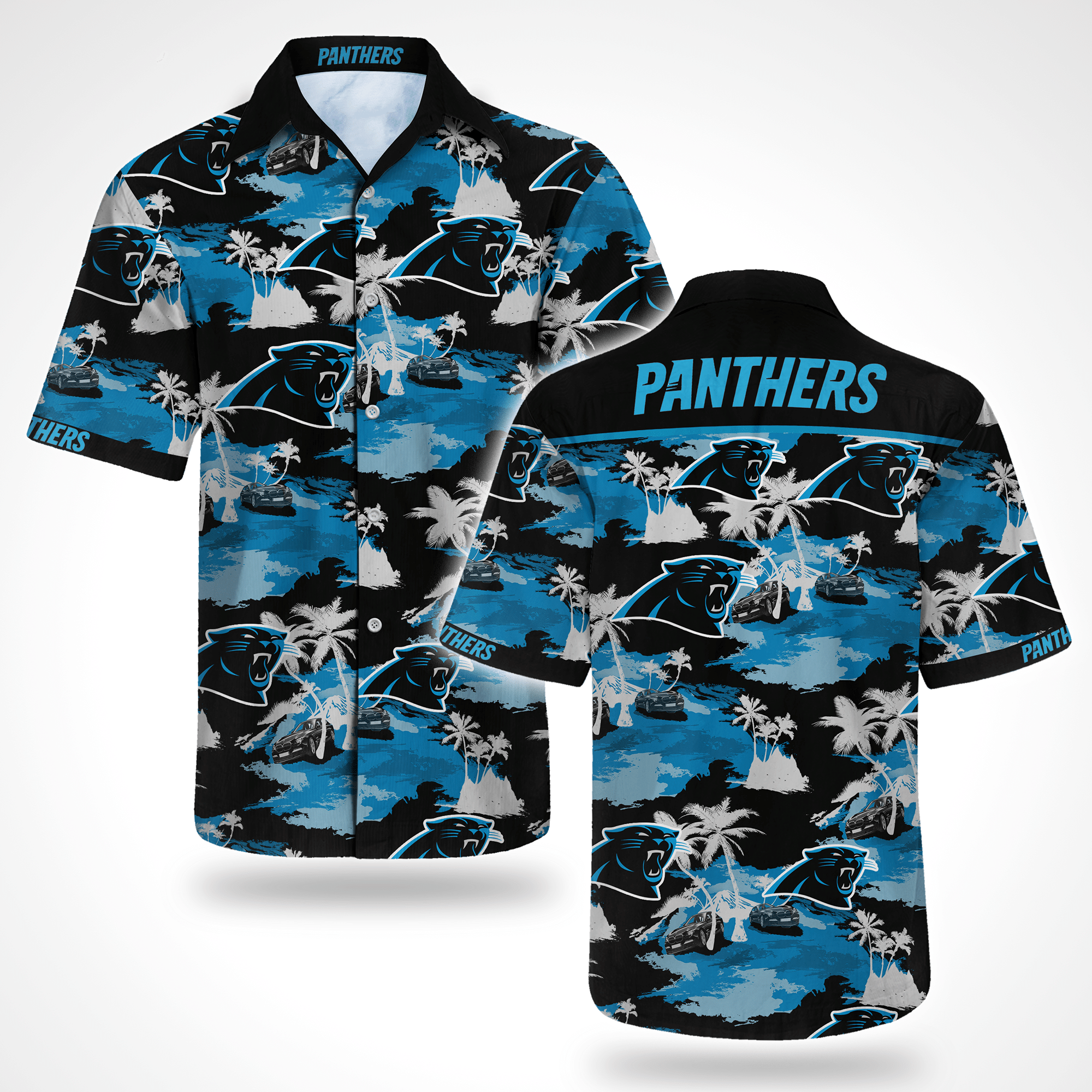 Carolina Panthers Tommy Bahama Hawaiian Shirt