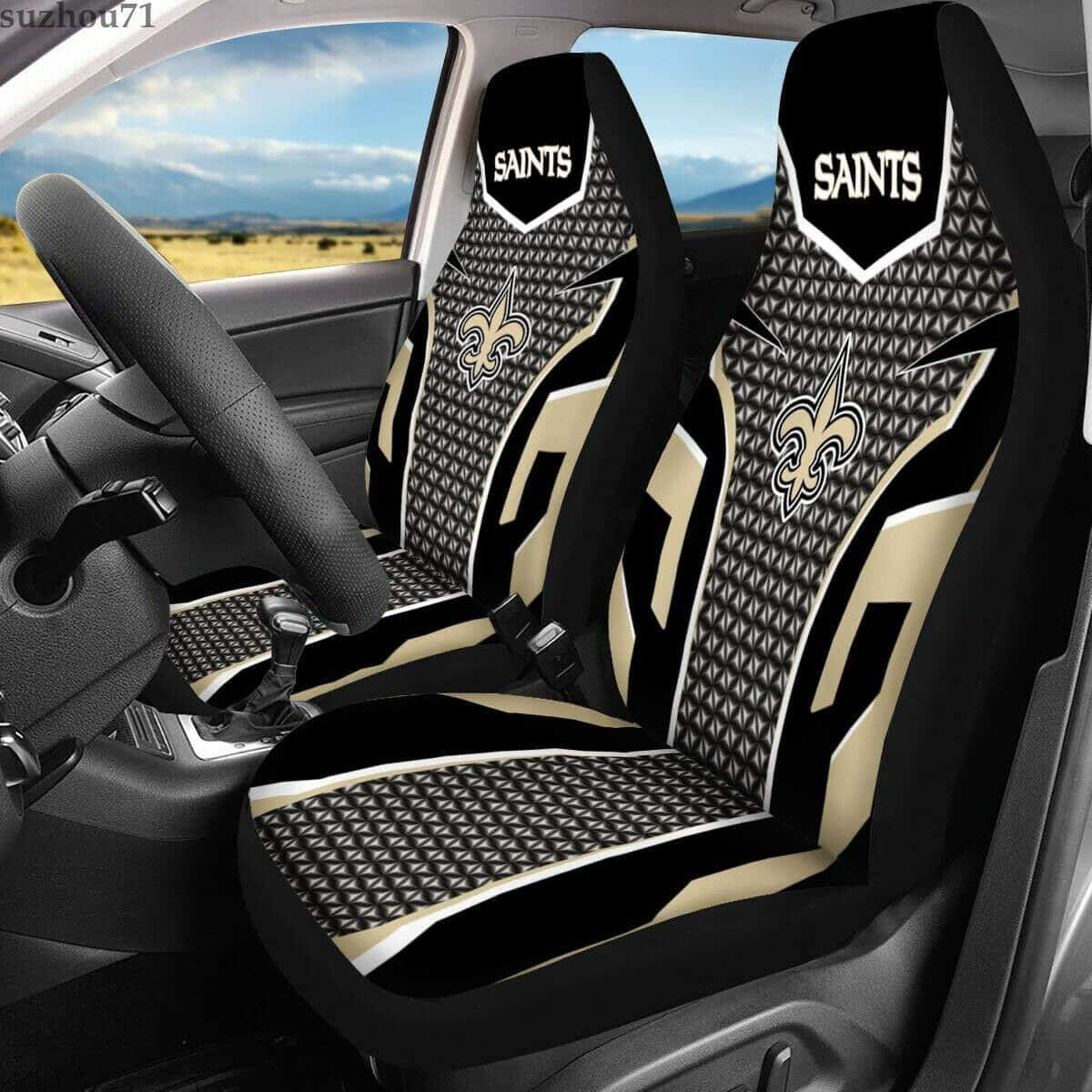 New Orleans Saints Car Seat Covers CSC9982