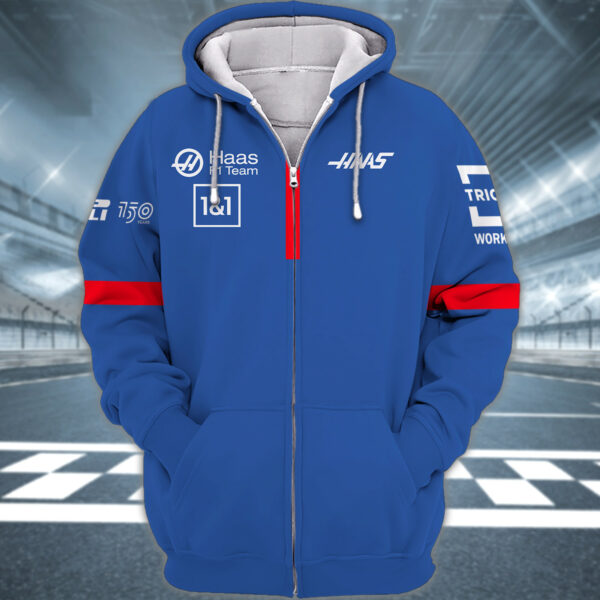 Haas T-Shirt, Zip Hoodie 3D F1 Clothes