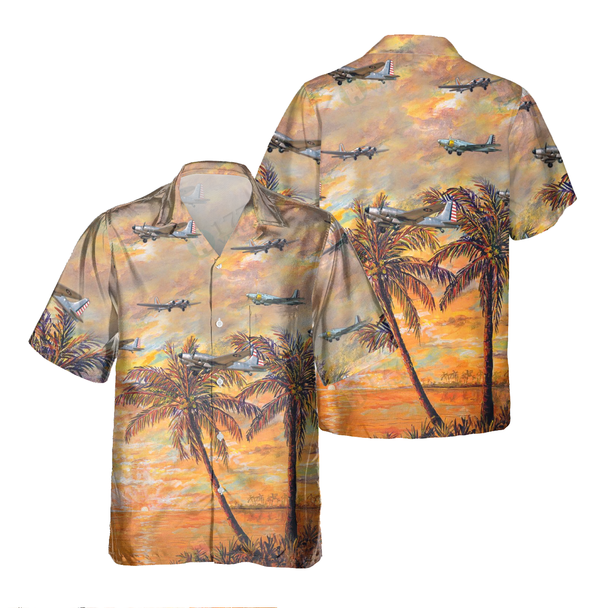 B-23 Dragon Pocket Hawaiian Shirt, Hawaiian Shirt For Men Dad Veteran, Patriot Day