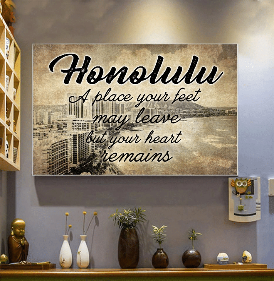 Honolulu A Place Your Feet May Leave …