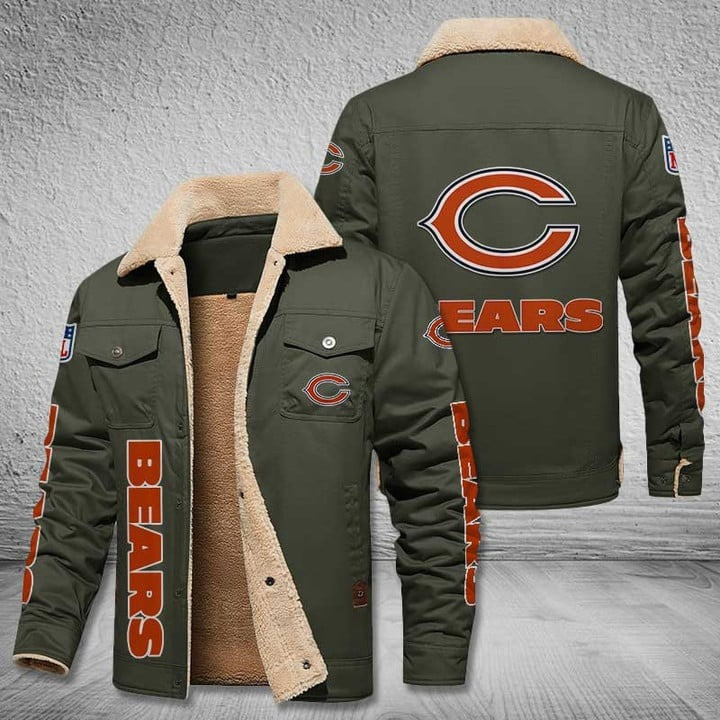 Chicago Bears NFL Stand Collar Jacket