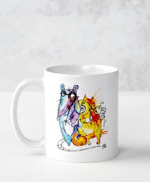 Friends. Mug. Art by Julia Kosivchuk