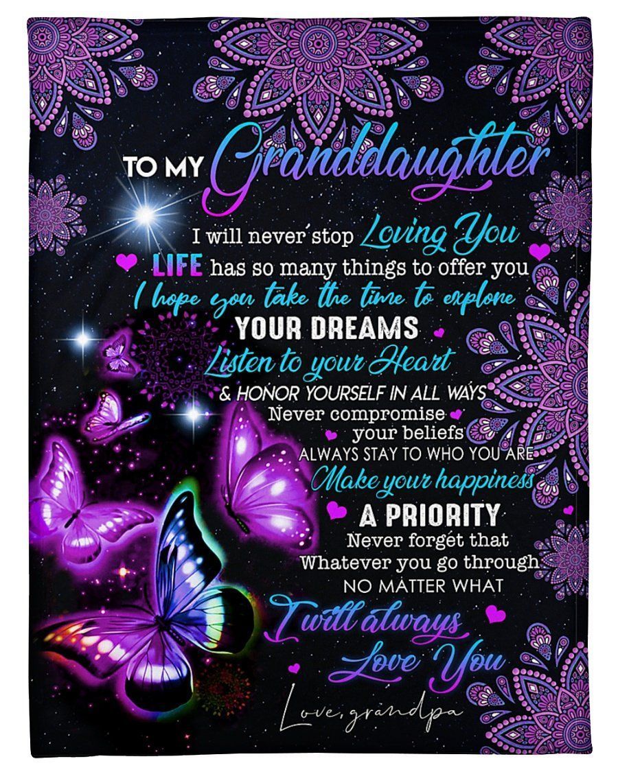 Granddaughter – To My Grandda …