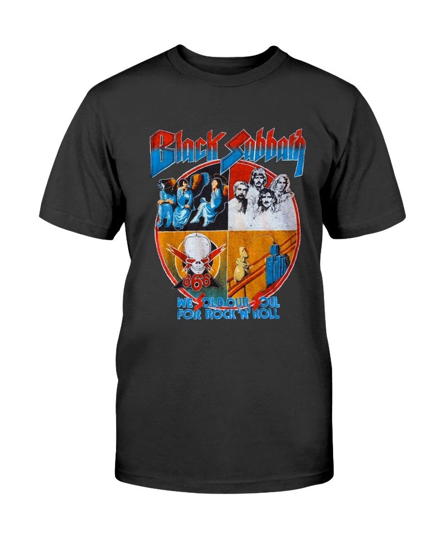1980 Black Sabbath Blue Oyster Cult Vintage Tour T Shirt 081121
