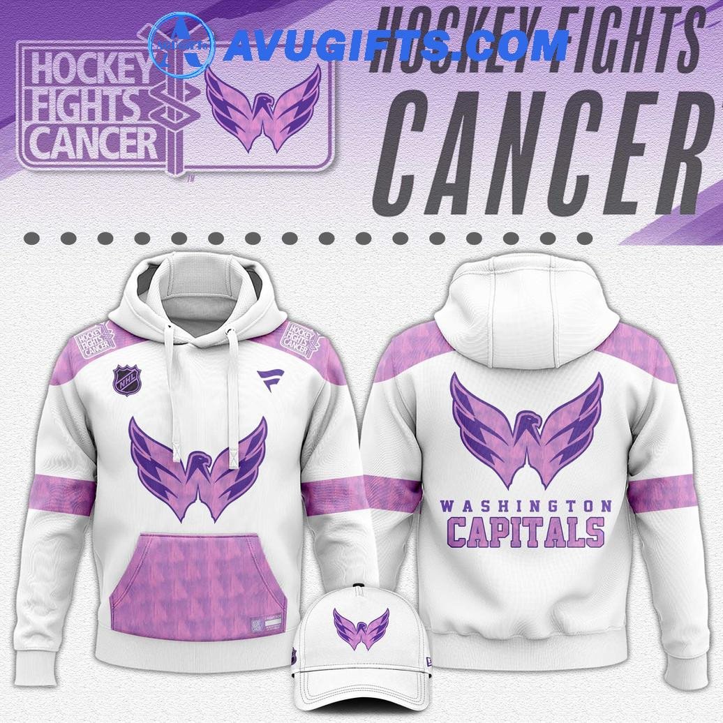 Washington Capitals Hockey Fights Cancer New Limited Edition Hoodie – Zip Hoodie 3D Aop Shirt