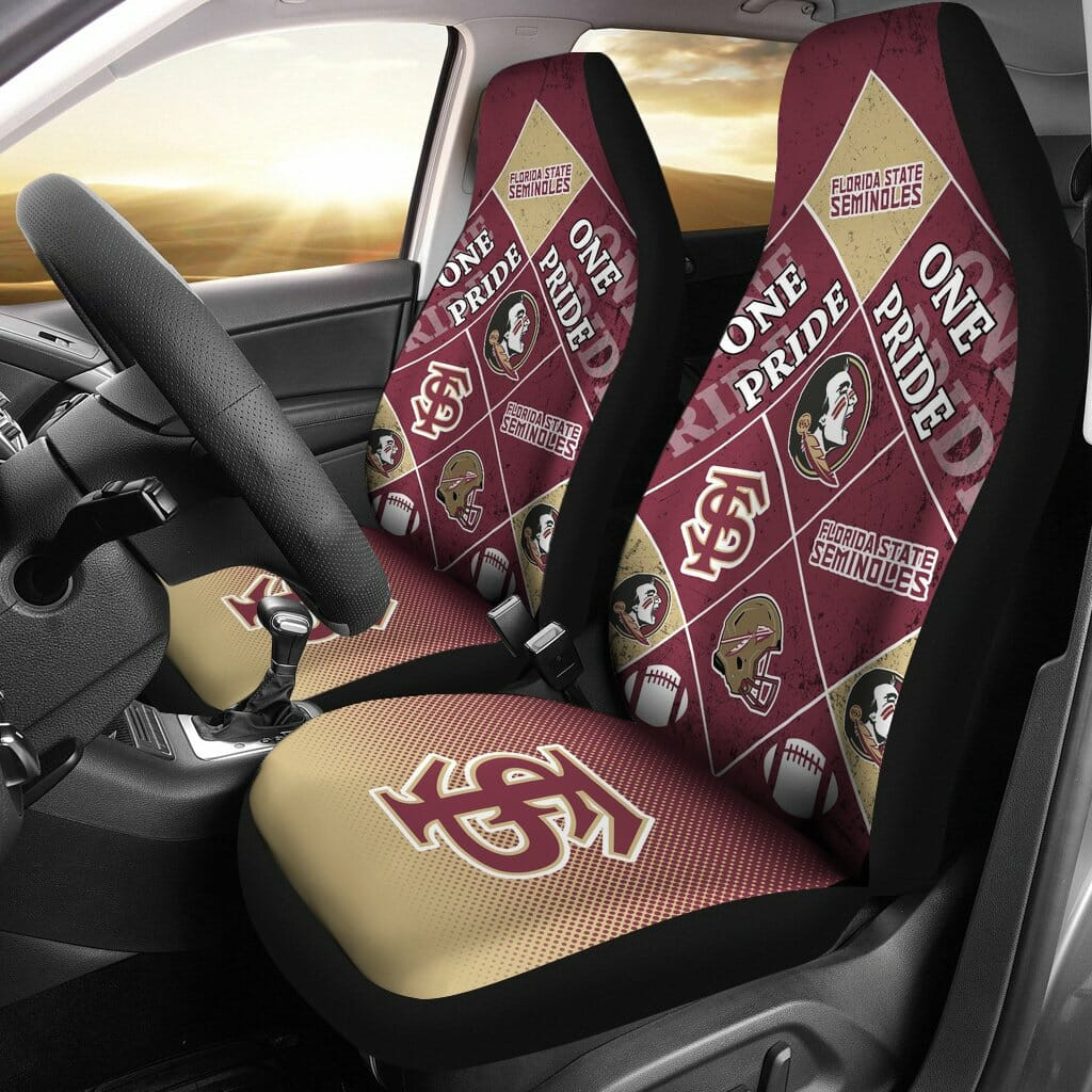 Florida State Seminoles Garnet Gold Car Seat Cover Set CSC6530