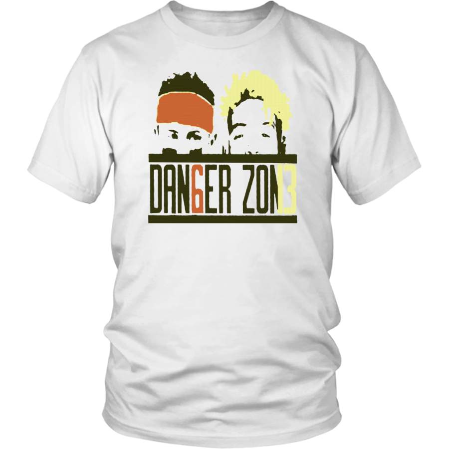 DANGER ZONE SHIRT DAN6ER ZON13 Baker Mayfield - Odell Beckham Jr - Cleveland Browns