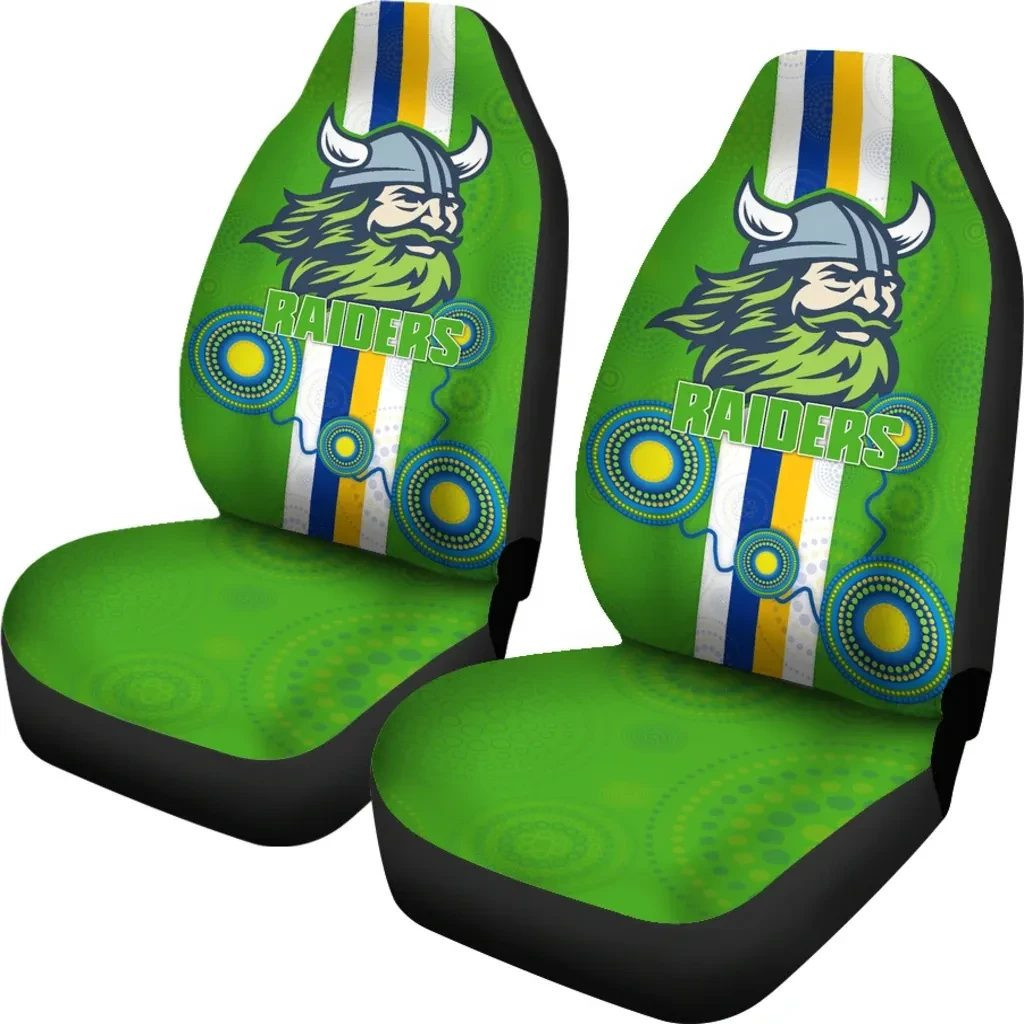 NRL Canberra Raiders Indigenous Car Seat Cover Set CSC3206