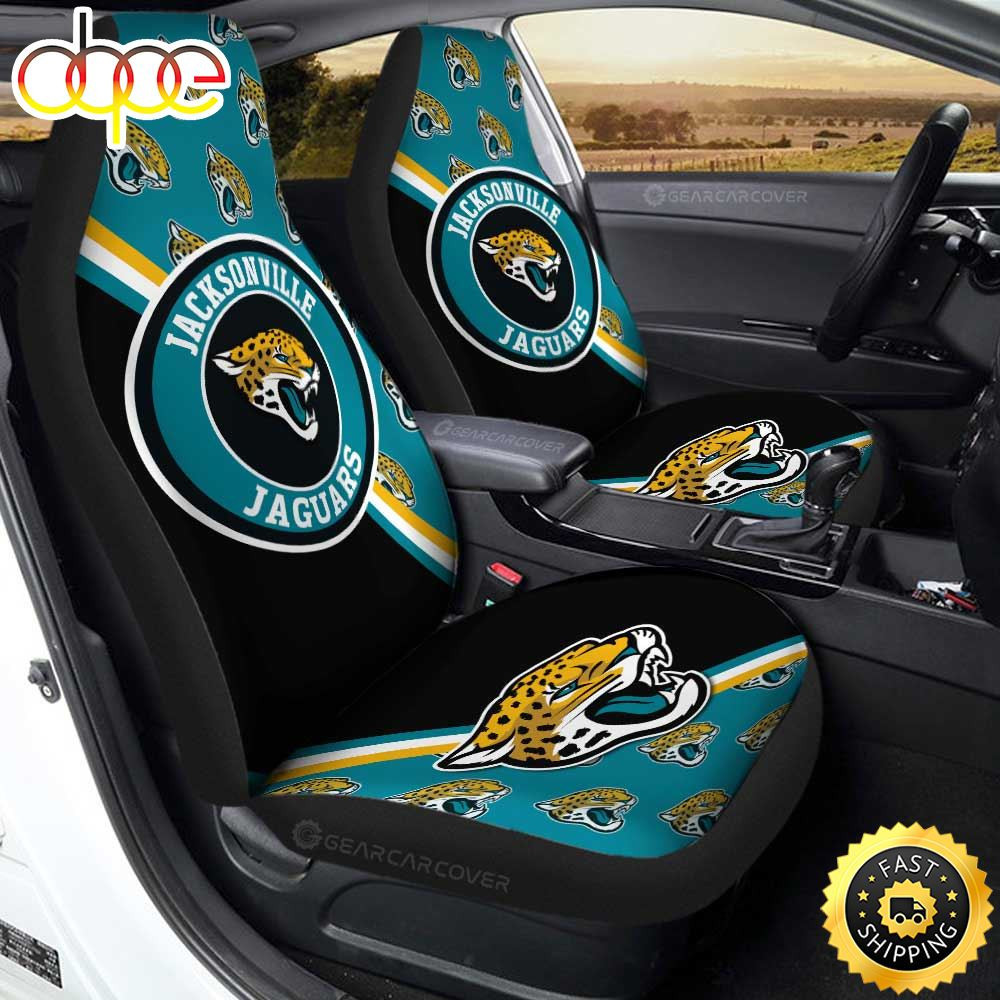 Jacksonville Jaguars Customized Car Seat Cover Set For Fans CSC1424