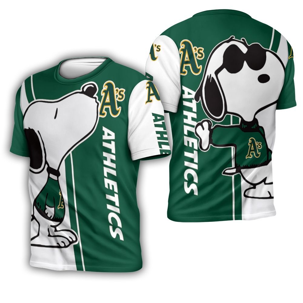 Oakland Athletics Snoopy Lover 3D Pr &hellip;