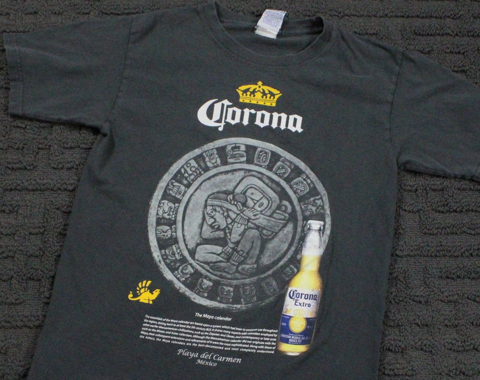 Corona Beer T-Shirt / 90S Alcohol Promo Graphic Tee / Vintage Beer Drinker Shirt