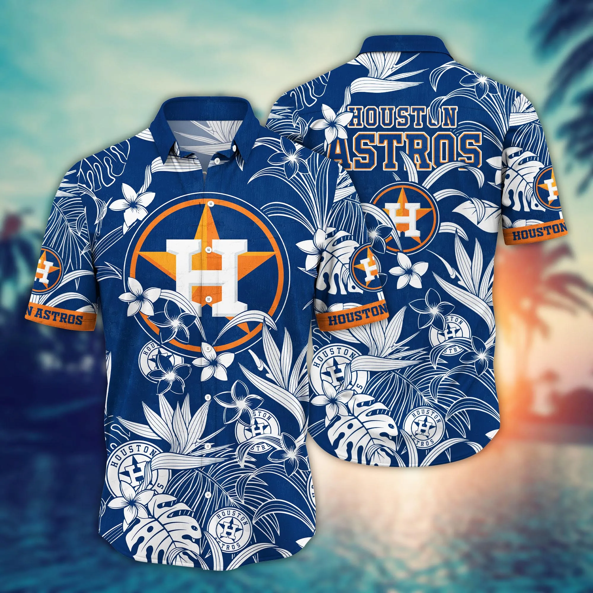 Houston Astros Mlb Hawaiian Shirt Sunlighttime Aloha Shirt